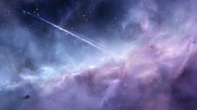 Mysterious pulsating cosmic object in a starry galaxy, revealing the wonders of astronomical discovery