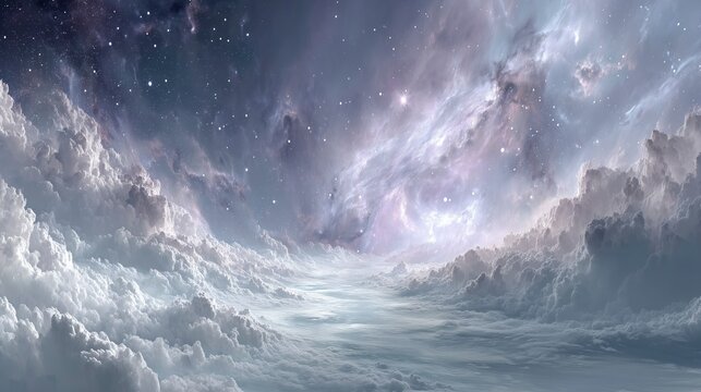 Mysterious pulsating cosmic object in a starry galaxy, revealing the wonders of astronomical discovery