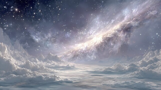 Mysterious pulsating cosmic object in a starry galaxy, revealing the wonders of astronomical discovery