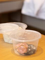 Takeaway food box order takeaway
