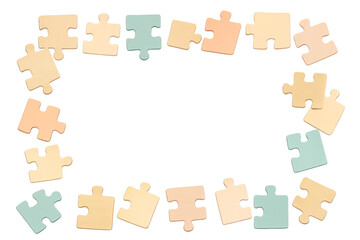 Puzzle Pieces Frame