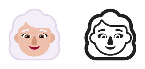 Happy Face with Halo Light Skin