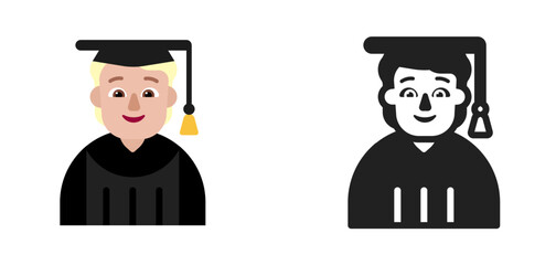 Graduate Medium Dark Skin Female