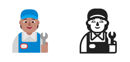 Construction Worker Medium Skin