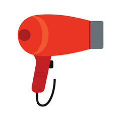 Red Hair Dryer Powerful, Portable, and Perfect for Styling