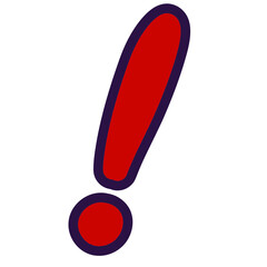 red exclamation mark