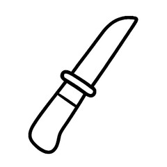 Survival Knife Icon Camping