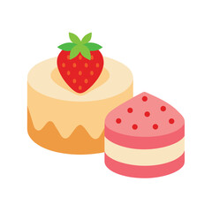 Delicious Strawberry Cakes Sweet Treats, Creamy Layers, and Perfect for Dessert