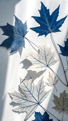 autumn background with leaves