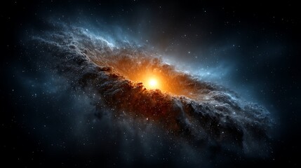 A dense starfield filled with millions of sparkling stars, some twinkling with multi-colored light, set against deep black space with faint glowing gas clouds