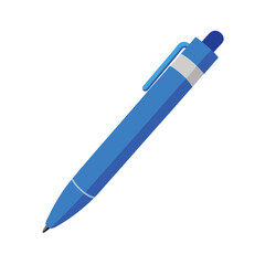 Blue Ballpoint Pen Classic Writing Instrument Design