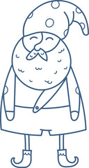 Cheerful Gnome Doodle