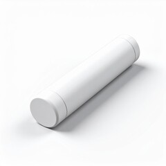 White Cylindrical Object on White Background