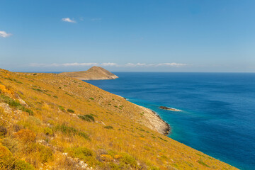 Greece Peloponnese Mani Peninsula Southernmost Point Tenaro Lighthouse Trekking and Walking to the...
