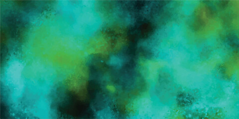 Artistic abstract watercolor painting in shades of teal and green creating a unique texture perfect for various design projects and backgrounds