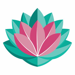 Transparent Petal Layers on White