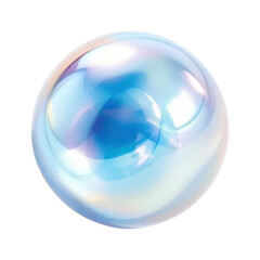 Translucent Spherical Orb Reflecting Light in a Captivating Display of Colors and Abstract Shapes on a Black Background