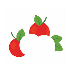 Juicy Red Apples A Fresh and Delightful Fruit Illustration