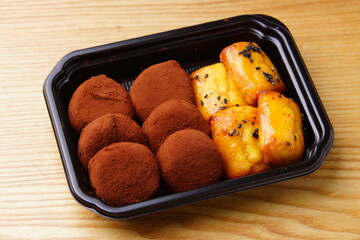 ショコラ餅とスイートポテト