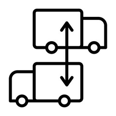 Cross Docking Icon