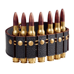Bullet Bracelet - Leather and Brass Ammunition
