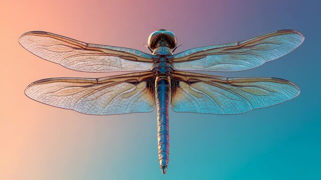 Dragonfly wings up close art