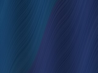 Fototapeta premium Abstract background with diagonal, wavy lines in shades of dark blue and teal, creating a sophisticated and elegant design.