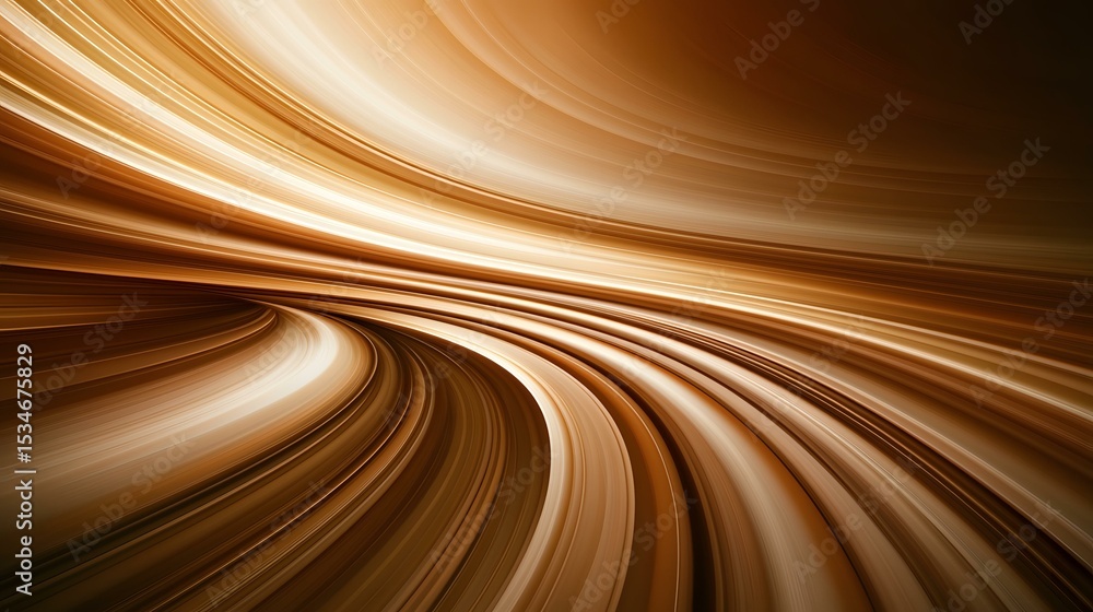 Aufkleber the image contains an abstract design of swirling, curved lines in shades of brown and beige, creati