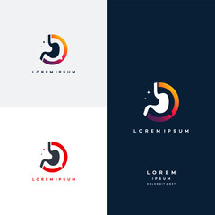 Stomach logo designs, Stomach Forum logo template, Stomach Discuss logo vector