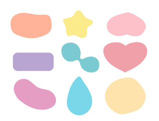 色々な形の詰め合わせ