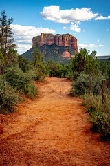 Red Rock Formation Courthouse Butte in the Arizona Desert