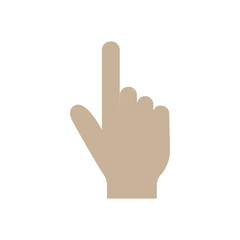 hand icon with index finger