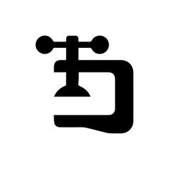 vise glyph icon
