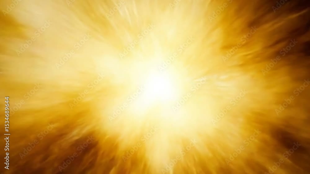 Poster bright explosion of light illuminating surrounding space generative ai