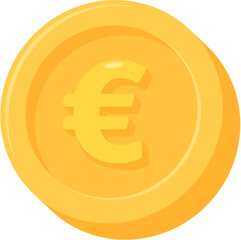 Vector Coin Currency Icon Euro