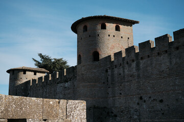 Medieval castle in France