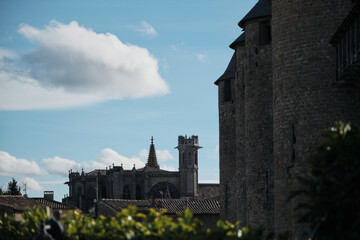 Medieval castle in France