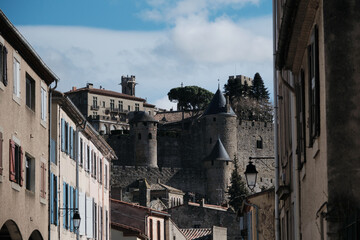Medieval castle in France