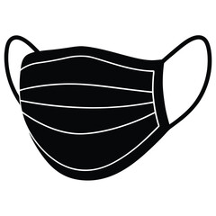 dentist element isolated surgical mask on white background