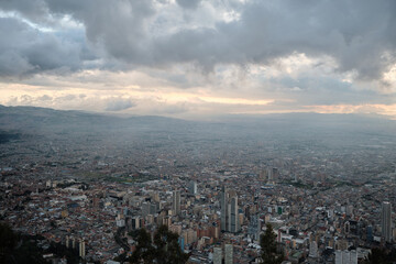 Naklejka premium Bogota downtown skyline