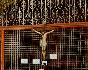 cross on the wall
