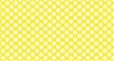 yellow repeat pattern deco