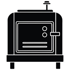 dentist element isolated autoclave machine on white background