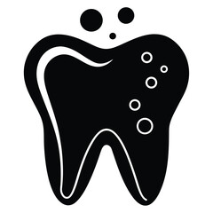 dentist element isolated fluoride foam on white background