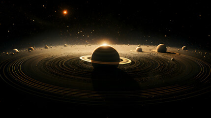 ufo in space