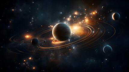 planet and space