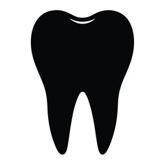 dentist element isolated prosthetic tooth on white background