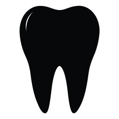 dentist element isolated prosthetic tooth on white background