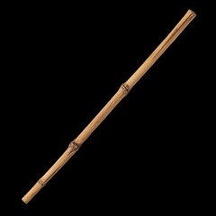 Bamboo stick straight and slender, showcasing natural texture and color, perfect for various artistic and practical uses. Its simplicity adds elegance to any design
