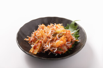 釜揚げしらす　キムチ和え